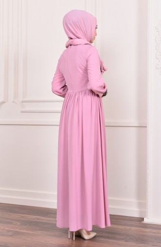 Pailletten Abendkleid  5005-04 Puder 5005-04