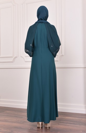 Sequin Evening Dress 4118-07 Emerald 4118-07