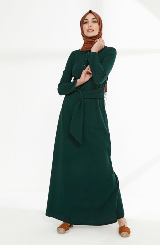 فستان أخضر زمردي 5014-05