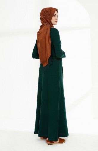 Emerald Green Hijab Dress 5014-05