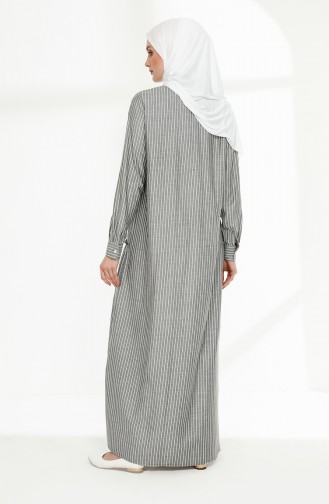 Black Hijab Dress 9017-01