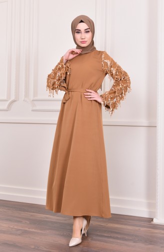 Robe Hijab Moutarde 4075-05