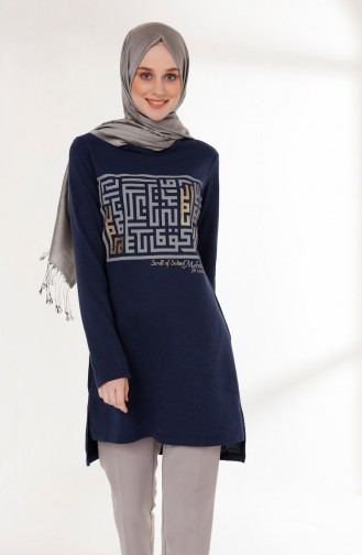 Light Navy Blue Tuniek 5002-10