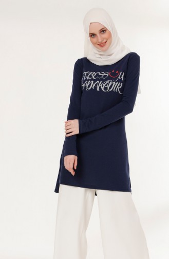 Light Navy Blue Tuniek 5003-10