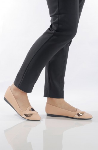 Black Woman Flat Shoe 6566-6