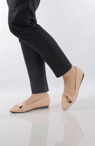 Black Woman Flat Shoe 6566-6