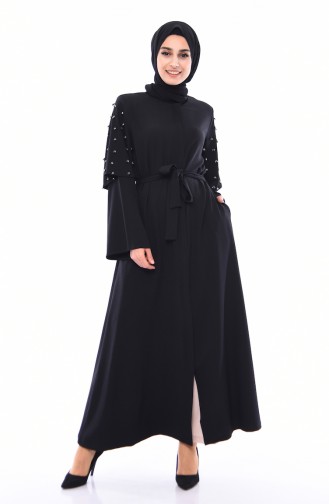 Black Abaya 35808A-01