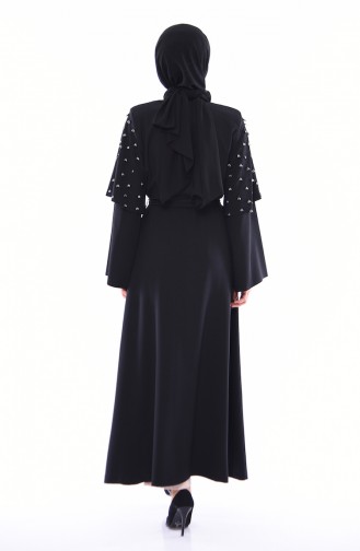 Black Abaya 35808A-01