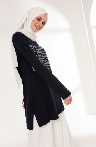 Navy Blue Tuniek 5002-05