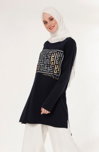 Navy Blue Tuniek 5002-05