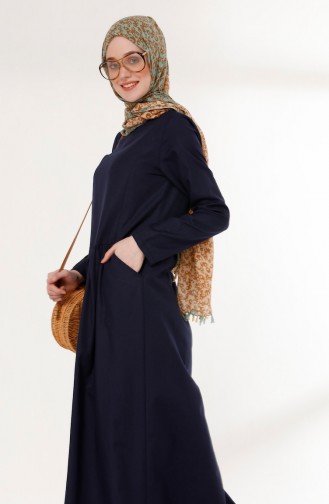 Robe Hijab Bleu Marine 3092-02