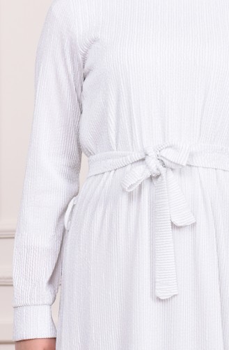 Pleated skirt Dress 5004-02 White 5004-02