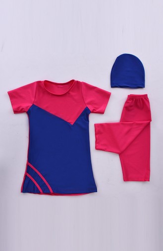 Fuchsia Swimsuit Hijab 0112-02