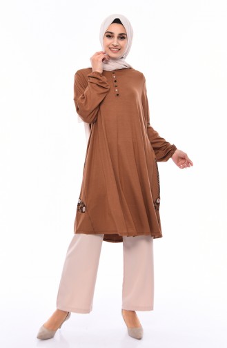 Embroidered Tunic 50556-08 Mustard 50556-08