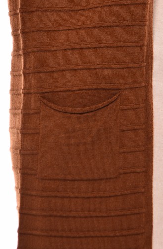 Knitwear Pocket Vest 4125-15 Tobacco 4125-15