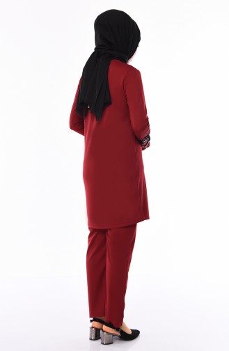 Claret Red Suit 9016-06