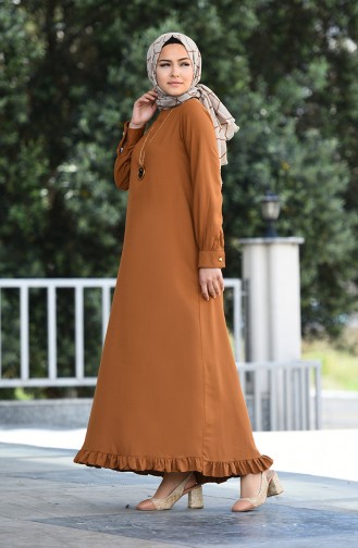 Robe Hijab Tabac 1202-06