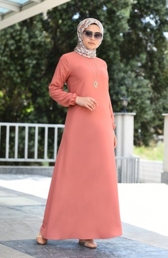 Onion Peel Hijab Dress 2521-05
