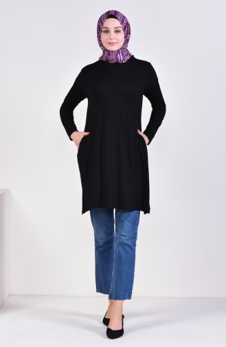 Yarasa Kol Penye Tunik 10283-12 Siyah