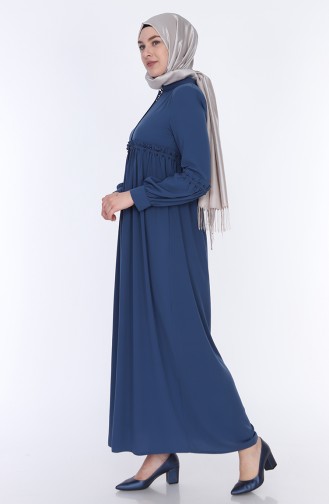 Saisonales Abaya 5928-03 Indigo 5928-03