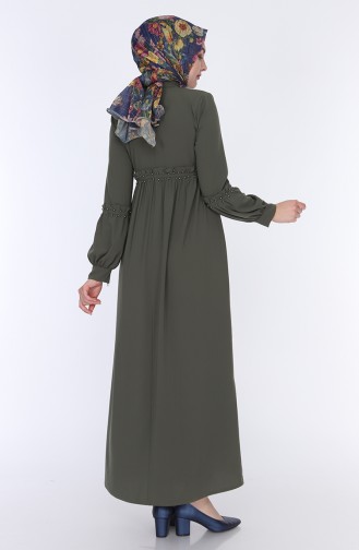 Khaki Abaya 5928-05