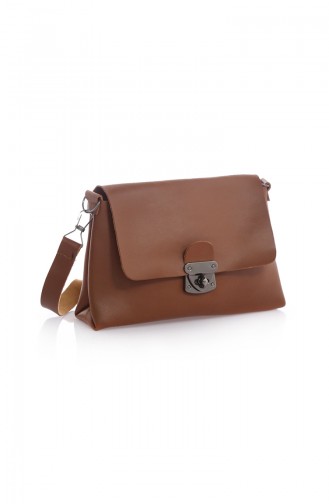 Tobacco Brown Shoulder Bag 10Z-11