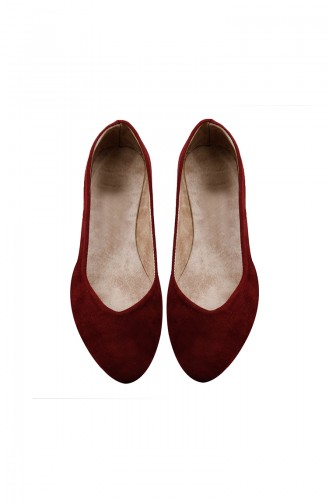 Claret red Woman Flat Shoe 0124-05