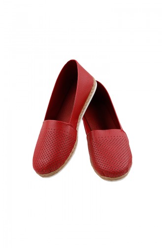 Bayan Düz Ayakkabı 0127-01 Kırmızı