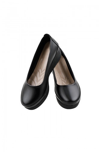 Black High-Heel Shoes 163-01