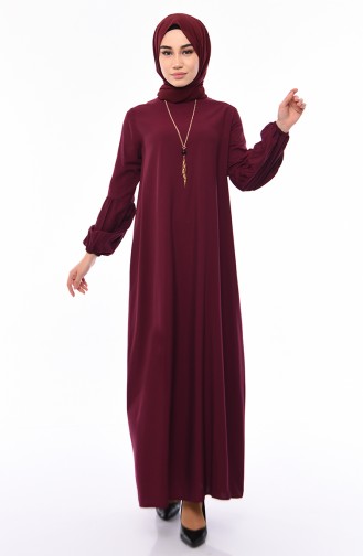 Robe Hijab Cerise 1203-02