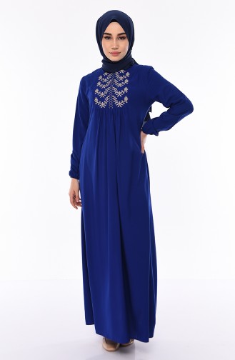 Robe Hijab Blue roi 5027-04