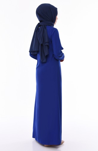 Robe Hijab Blue roi 5027-04