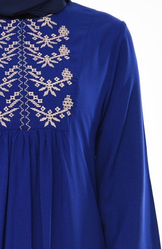 Robe Hijab Blue roi 5027-04