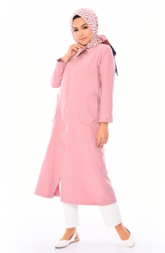 Pocket Abaya  5471-05 Dried Rose 5471-05