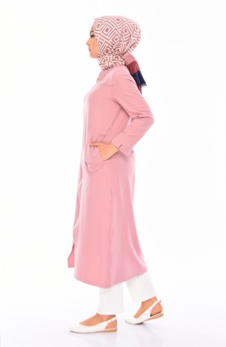 Pocket Abaya  5471-05 Dried Rose 5471-05