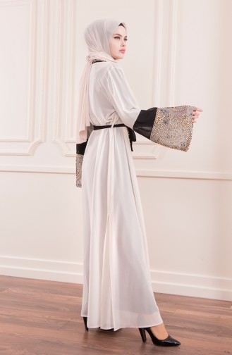 Creme Abayas 52754-02