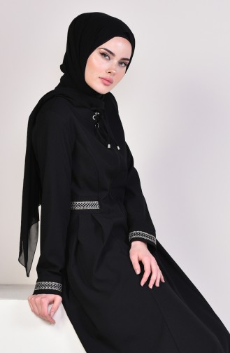 Black Abaya 4442-03