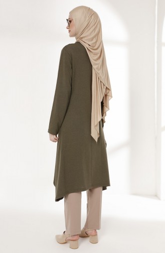 Tunique Détail Poches 3055-06 Khaki 3055-06