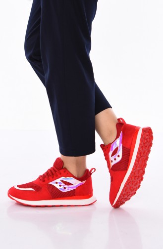 Bayan Spor Ayakkabı 105KSP-02 Kırmızı
