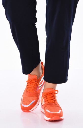 حذاء رياضي نسائي 105 KSP-05 لون برتقالي 105KSP-05