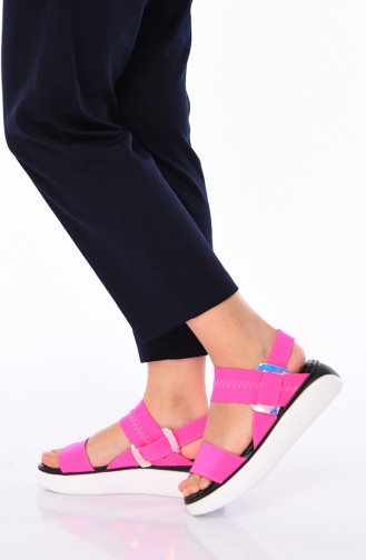 Fuchsia Summer Sandals 408K-02