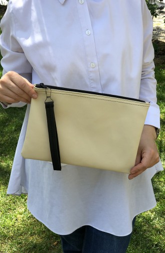 Cream Portfolio Hand Bag 12-31