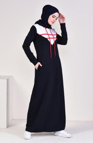 Hooded Sport Dress 9054-03 Navy 9054-03