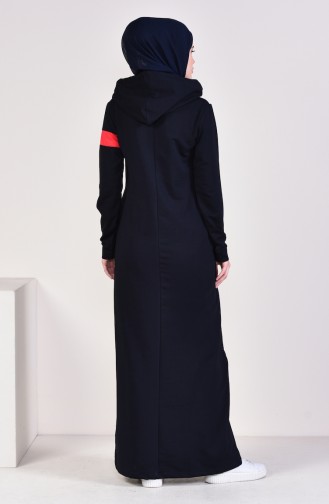 Hooded Sport Dress 9054-03 Navy 9054-03