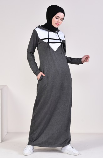 Hooded Sport Dress 9054-04 Anthracite 9054-04