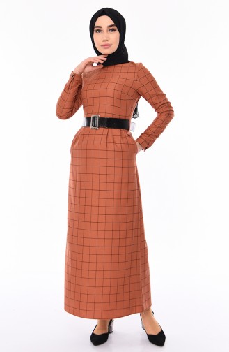 Checkered Belted Dress 2069-04 Tile 2069-04