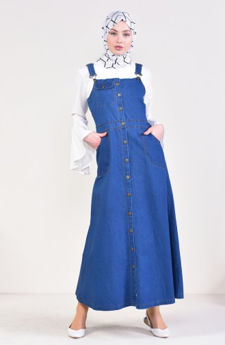 robe sans manche Bleu Marine 4041-01