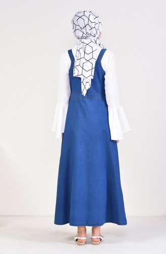 robe sans manche Bleu Marine 4041-01