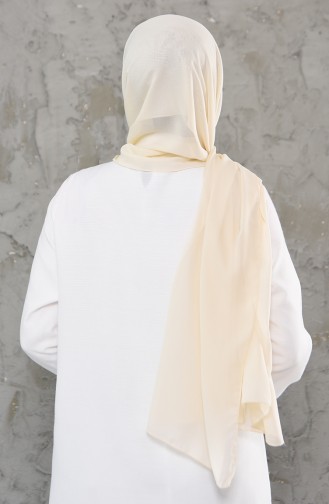 Düz Şifon Şal 4347-02 Bej