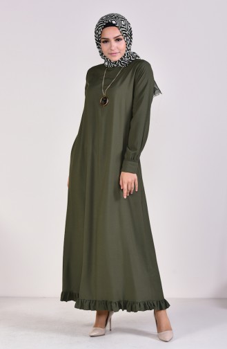 Green Hijab Dress 1202-05